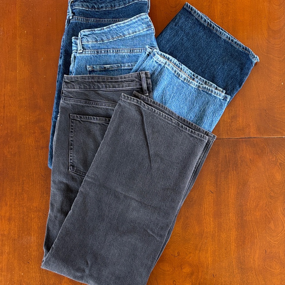 Old Navy Women's High Rise Jeans - Black, Blue, Dark Blue